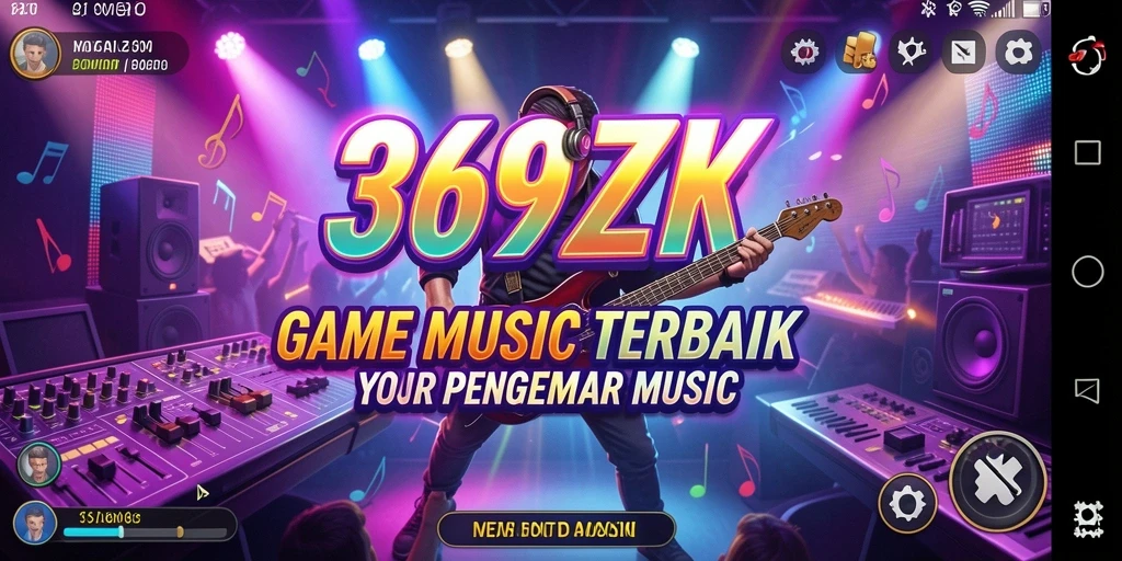 Tampilan gameplay <strong>369ZK</strong> yang menarik dan interaktif dengan berbagai genre musik.