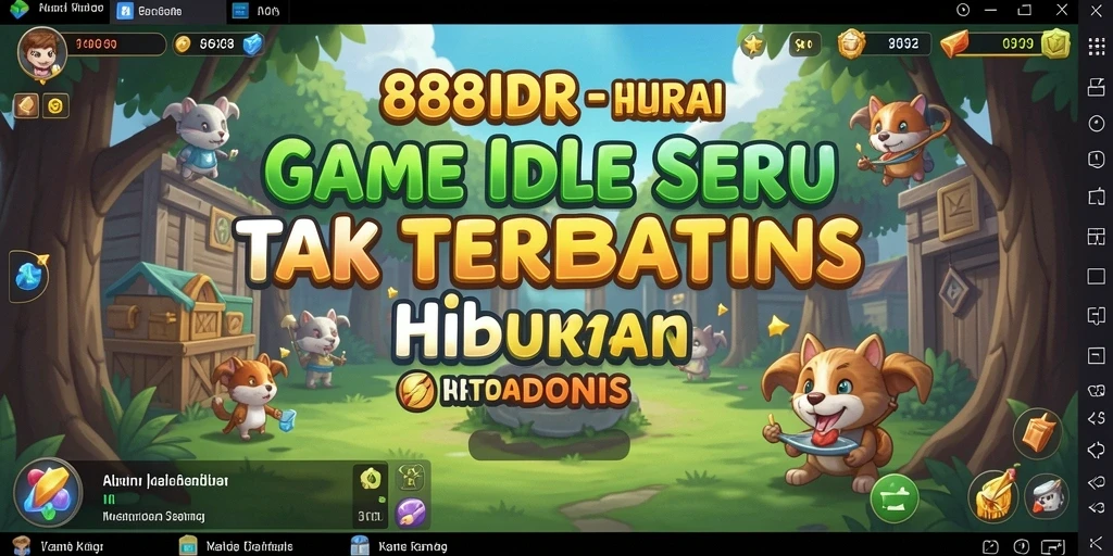 Screenshot permainan <strong>888IDR</strong> memperlihatkan gameplay Idle yang menarik.
