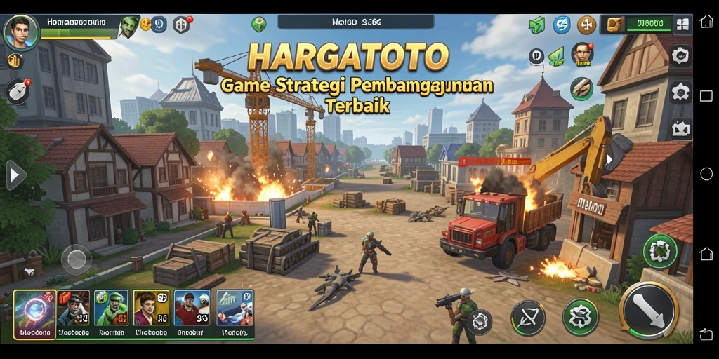 Screenshot menunjukkan gameplay SLG yang menarik dan strategis.