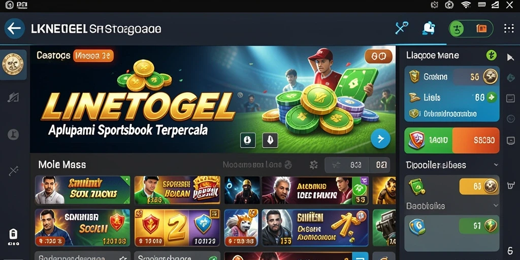 Tampilan gameplay sportsbook yang menarik dan interaktif.