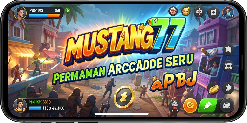 Tangkapan layar gameplay seru dari MUSTANG77 di dunia arcade.